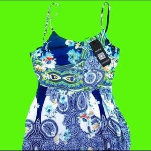 Floral Chiffon Flowy Maxi Dress (SIZE MEDIUM)